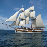 Lady Nelson at sea