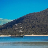 Lady Nelson off the east coast Tasmania