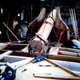anchoring the bowsprit to the hull