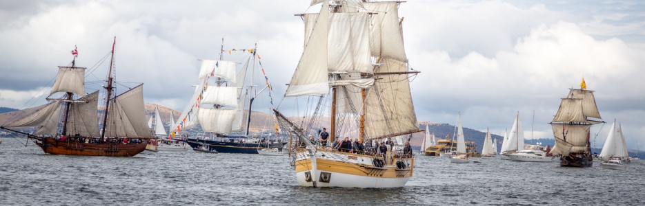 Wooden Boat Festival sail past