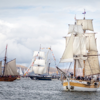 Wooden Boat Festival sail past